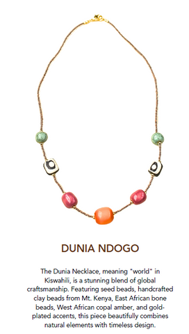🌍 Dunia Ndogo Necklace