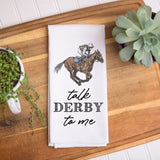 🏇 Derby Kitchen Towel – “Talk Derby to Me” 🏇