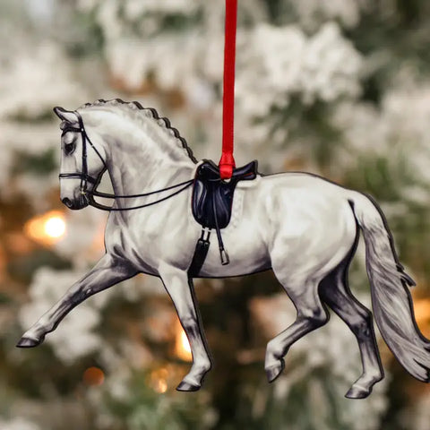 Holiday Elegance-Light Gray Extended Trot Dressage