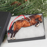 🧲 Bay Hunter Jumper Ornament – Takeoff Pose