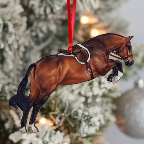 🧲 Bay Hunter Jumper Ornament – Takeoff Pose