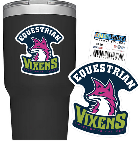 Sweet Briar College Equestrian Vixens Sticker