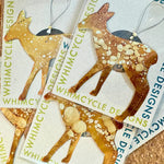 🌿 Vixen Reimagined: Recycled Fawn Ornament 🦌