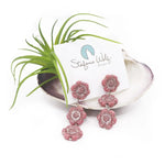 🌸 Wild Rose Floral Statement Earrings 🌸