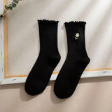 🌼🧦 Everyday Comfort, Sweet Briar Style-Black