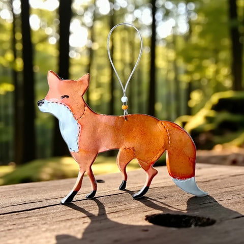 🦊 The "Vixen Spirit" Recycled Fox Ornament 🦊
