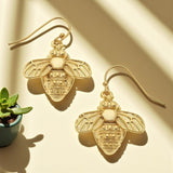 ✨ Gold Bee Earrings