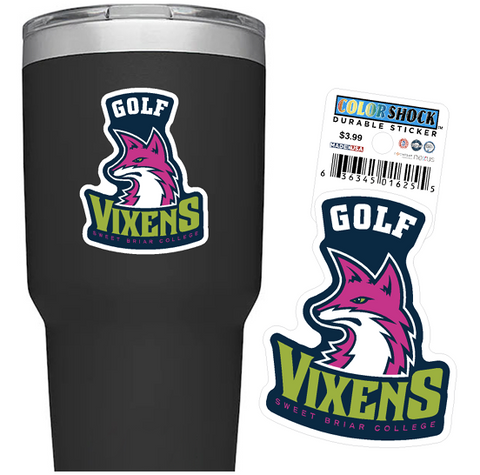 Sweet Briar College Golf Vixens Sticker