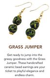 🌿 Grass Jumper Earrings