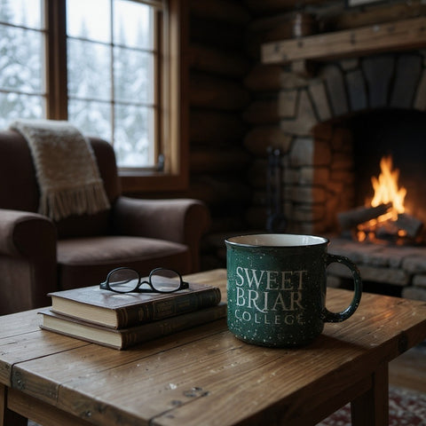 🌸 Sweet Briar College Hunter Green Retro Mug