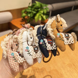 Handmade Linen Pony Bag Charm — Mustard Yellow🐴