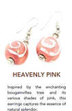🌸 Heavenly Pink Earrings 🌷