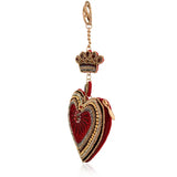Mary Frances “High Court” Coin Purse with Red Heart ❤️