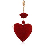 Mary Frances “High Court” Coin Purse with Red Heart ❤️