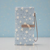 Fresh Floral Long Wallet 🌸- Blue