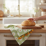 🌼 Sweet Briar Daisy Kitchen Towel – Garden Collection
