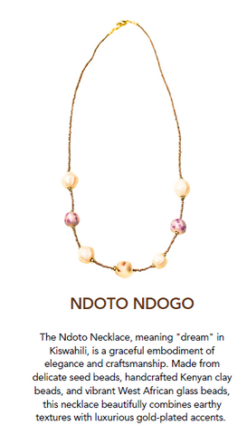 🌼 NDOTO NDOGO Necklace