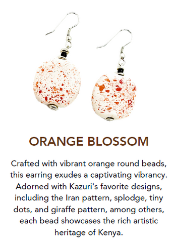 🔥 Orange Blossom Earrings