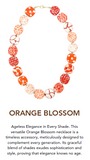 🔥 Orange Blossom Necklace SIZE 22"