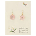 🌿 Pink Baby’s Breath Dried Flower Earrings