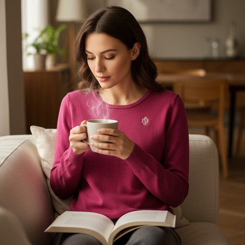 💖 Long Sleeve Crew Neck Sweater