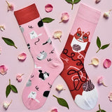 🐱 Pink Cat Socks
