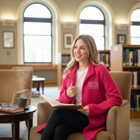 💗 Long Sleeve High Neck Button Down Coat