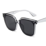 🩶Retro Sunscreen Big Frame Thin Sunglasses – Grey