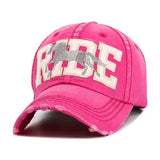 RIDE Western Horse Embroidered Vintage Baseball Cap — Hot Pink 🐎