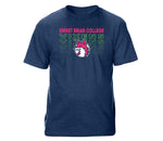 Short Sleeve Tee Shirt - Navy Heather