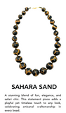🐆 Sahara Sand Necklace ✨ SIZE 18"