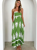🌿 Summer Temperament Slim Backless Suspender Dress