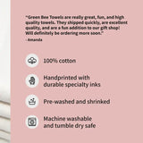 🌼 Save the Bees Dish Towel – Bee the Change! 🐝
