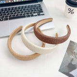 ✨ Simple & Elegant Retro Braided Headband – Brown