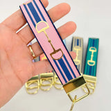🔑🐴 Snaffle Bit Key Fobs – Lavender