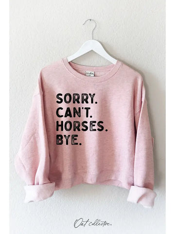 🐴 Sorry. Can’t. Horses. Bye Rose