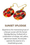 🔥 Sunset Splodge Earrings