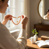 🌸 Sweet Briar Enamel Basket Necklace – Bubble Gum Pink & Gold