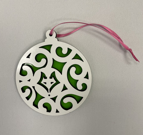 Ornament Vixen Swirl - Green