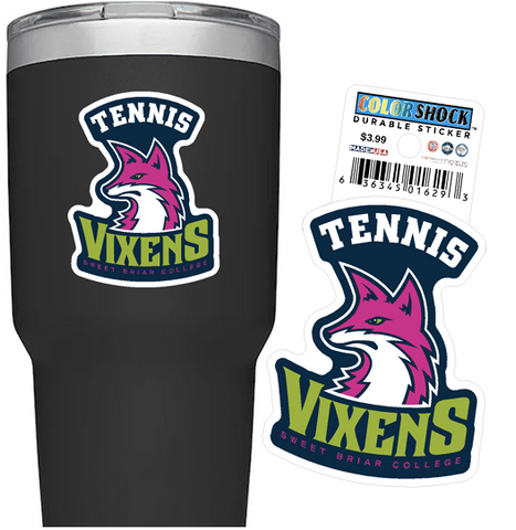 Sweet Briar College Tennis Vixens Sticker