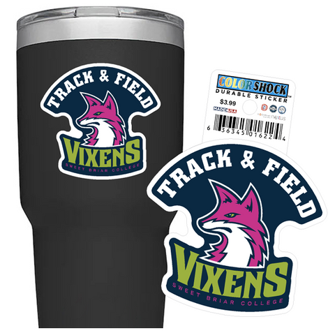 Sweet Briar College Track & Field Vixens Sticker