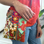 👜 Tribal Mosaic Crossbody Bag – One-of-a-Kind Textiles
