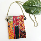 👜 Tribal Mosaic Crossbody Bag – One-of-a-Kind Textiles