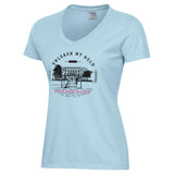 Limited Edition-Short Sleeve V-Neck Tee-Soothing Blue