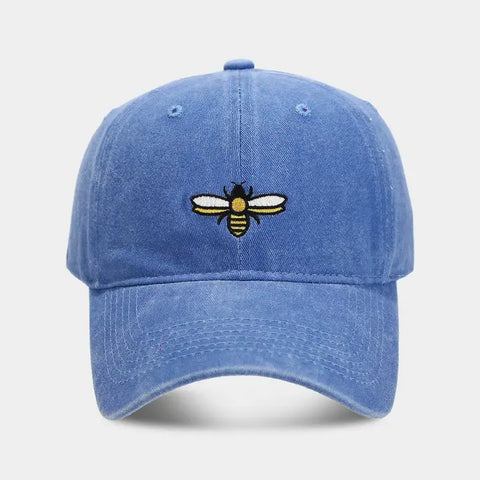 🐝 Sweet Briar Bee Baseball Cap- Light Blue