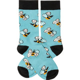 🐝 Sweet Briar Bees Socks – Garden Collection