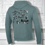 Limited Edition-Comfort Wash Hoodie in Cypress