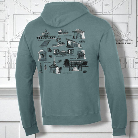 Limited Edition-Comfort Wash Hoodie in Cypress