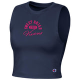 💙🩷 Champion Women’s Crop Tank – Navy 🩷💙