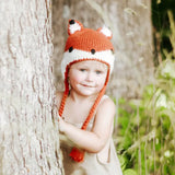 Fox Earflap Beanie Hat for Baby & Kids 🦊